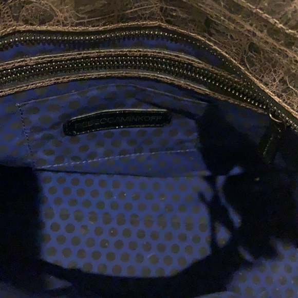 Rebecca Minkoff Desire Gunmetal Handbag (retail $550) - Picture 7 of 12